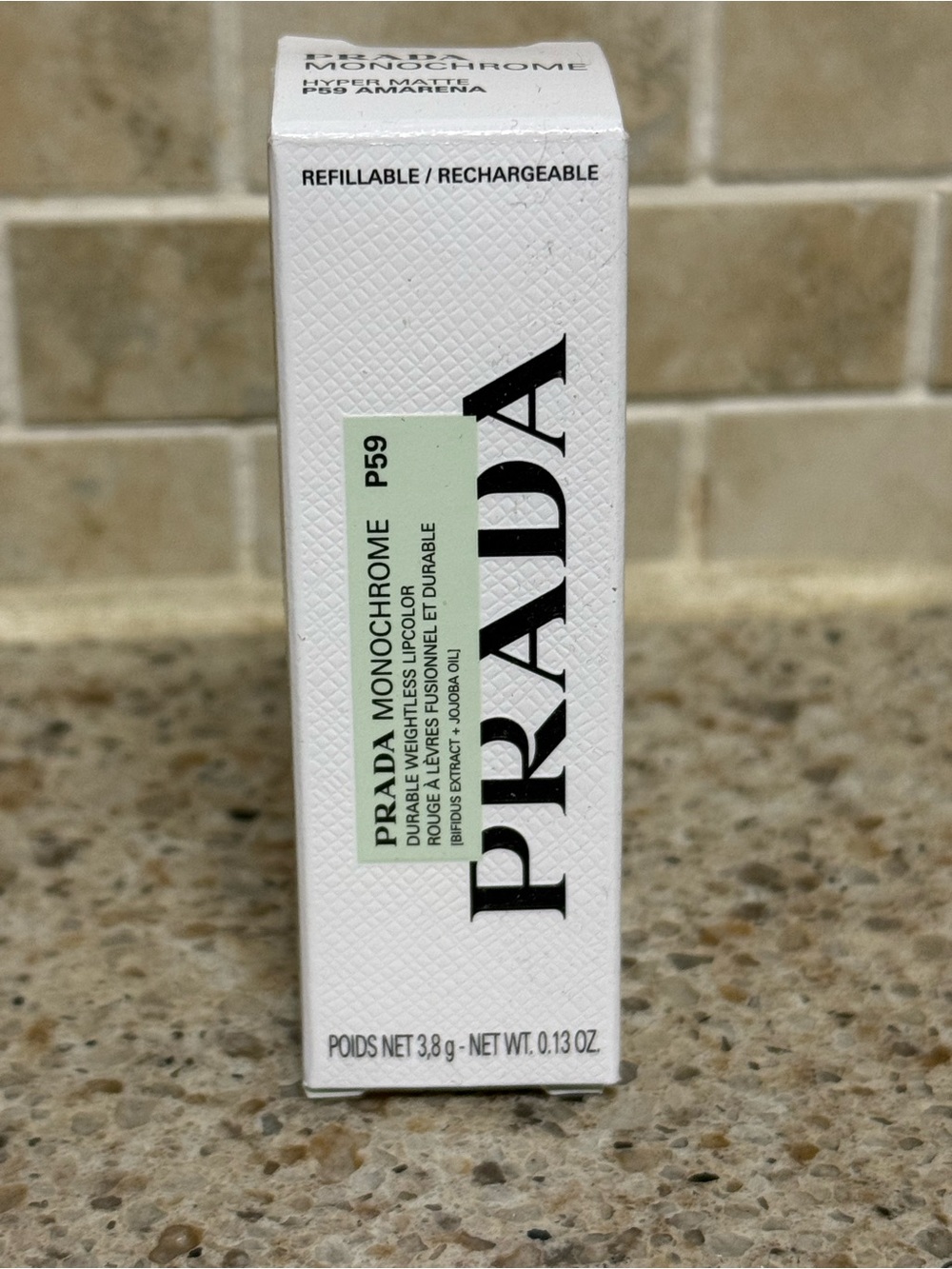 Prada Monochrome Refillable Matte Lipstick - P59 Amarena